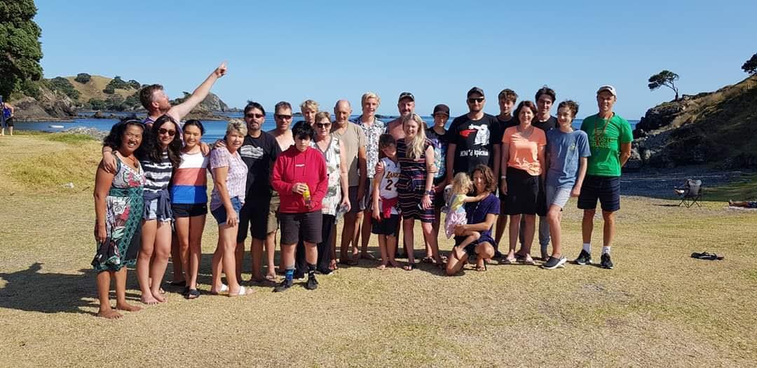 image of a family gathering for a photo