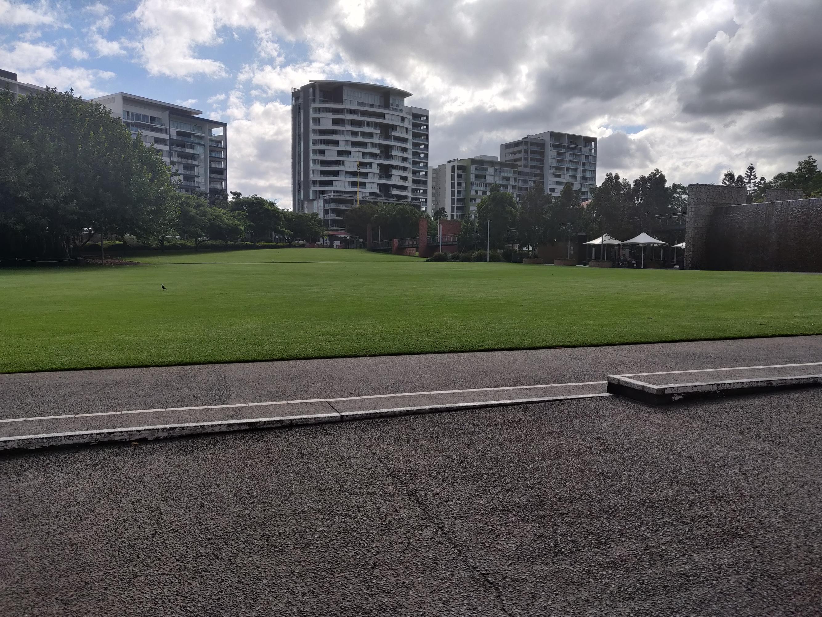 image of park in a city